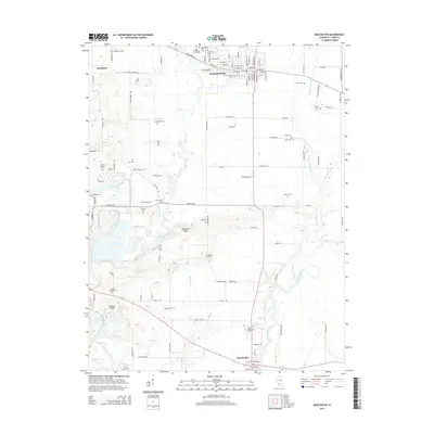 2015 Map of Mascoutah, 2015 Print