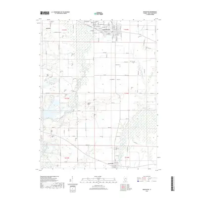 2018 Map of Mascoutah, 2018 Print