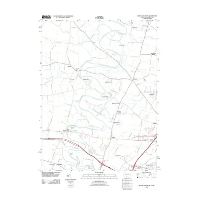 2011 Map of Mason and Dixon, 2011 Print
