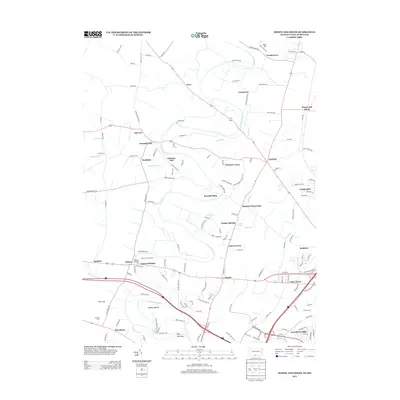 2013 Map of Mason and Dixon, 2013 Print