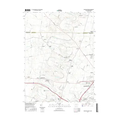 2016 Map of Mason and Dixon, 2016 Print