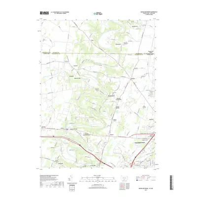 2019 Map of Mason and Dixon, 2019 Print