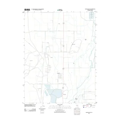 2011 Map of Mason Butte, 2011 Print