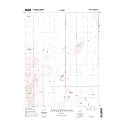 2014 Map of Mason Butte, 2014 Print