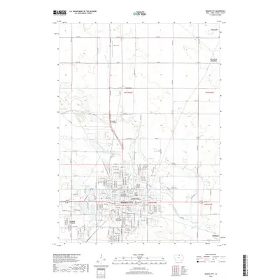 2018 Map of Mason City, 2018 Print