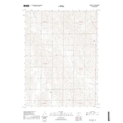 2017 Map of Mason City NW, 2017 Print