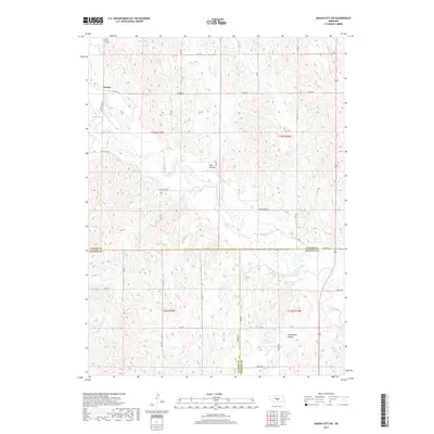 2017 Map of Mason City SW, 2017 Print