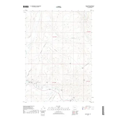 2017 Map of Mason Draw, 2017 Print