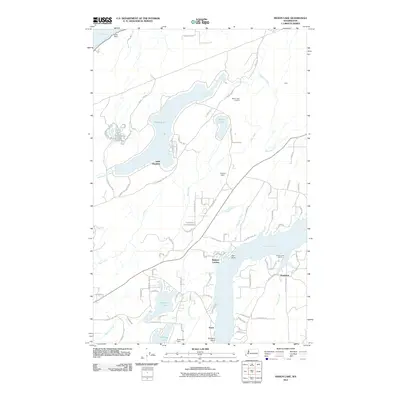 2011 Map of Mason Lake, 2011 Print