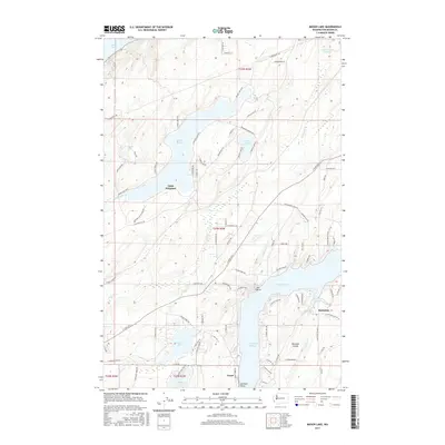 2017 Map of Mason Lake, 2017 Print