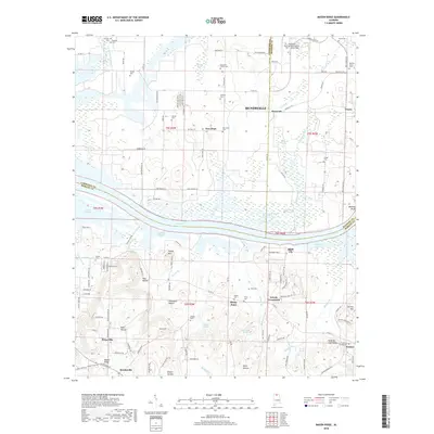 2018 Map of Mason Ridge, 2018 Print