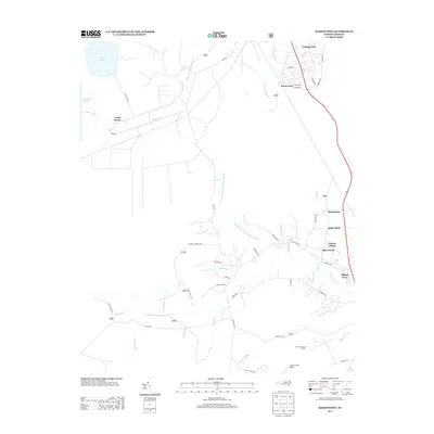 2013 Map of Masontown, 2013 Print