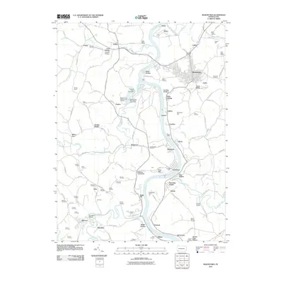 2010 Map of Masontown, 2010 Print