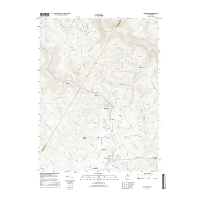 2016 Map of Masontown, 2016 Print