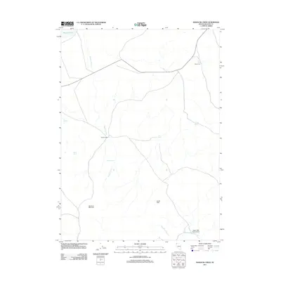 2011 Map of Massacre Creek, 2011 Print