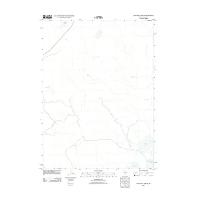 2011 Map of Massacre Lake NW, 2011 Print