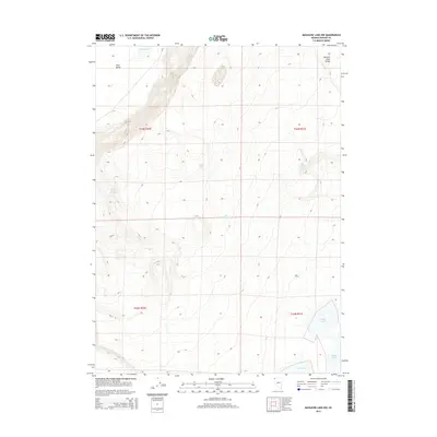 2015 Map of Massacre Lake NW, 2015 Print