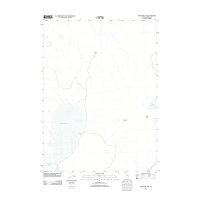 2011 Map of Massacre Lake, 2011 Print