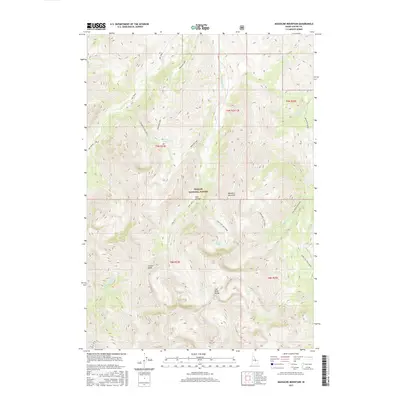 2017 Map of Massacre Mountain, 2017 Print