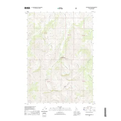 2020 Map of Massacre Mountain, 2020 Print