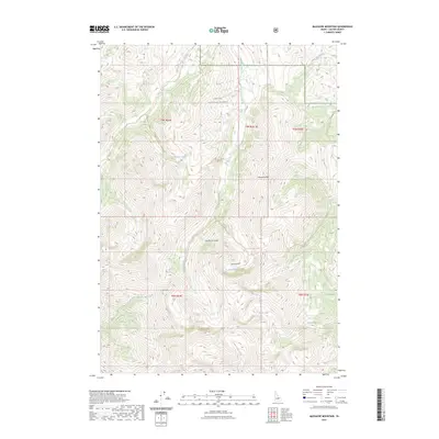 2023 Map of Massacre Mountain, 2023 Print