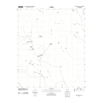 2010 Map of Massacre Peak, 2010 Print
