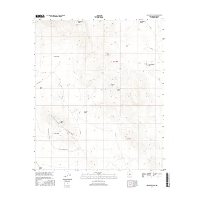 2017 Map of Massacre Peak, 2017 Print