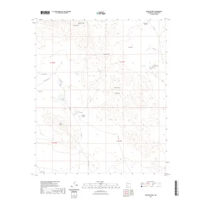 2023 Map of Massacre Peak, 2023 Print