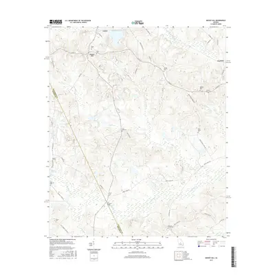 2017 Map of Massey Hill, 2017 Print