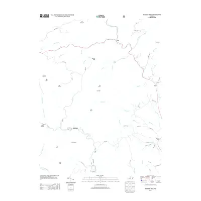 2013 Map of Massies Mill, 2013 Print