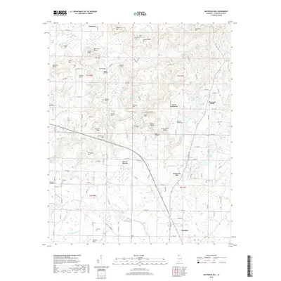 2018 Map of Masterson Mill, 2018 Print