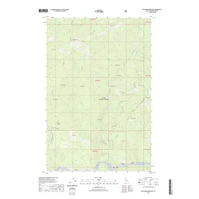 2020 Map of Mastodon Mountain, 2020 Print