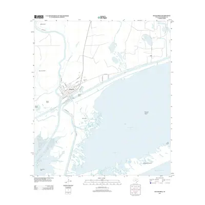 2013 Map of Matagorda, 2013 Print