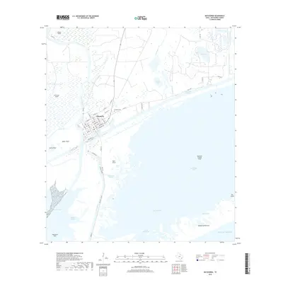 2019 Map of Matagorda, 2019 Print