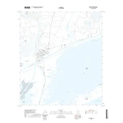 2022 Map of Matagorda, 2022 Print