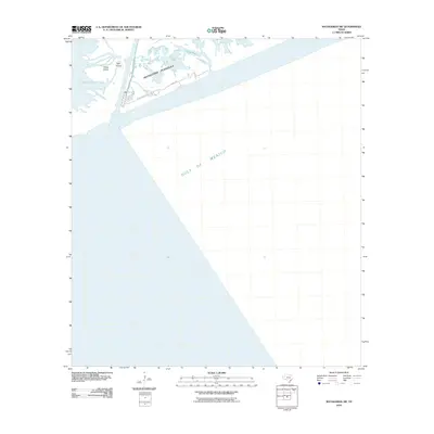 2010 Map of Matagorda SW, 2010 Print