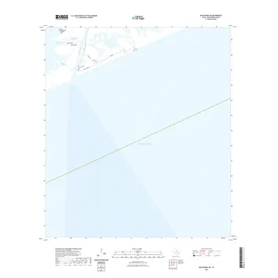 2022 Map of Matagorda SW, 2022 Print