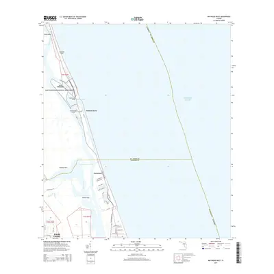 2015 Map of Matanzas Inlet, 2015 Print