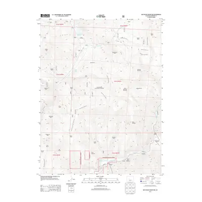 2013 Map of Matchless Mountain, 2013 Print