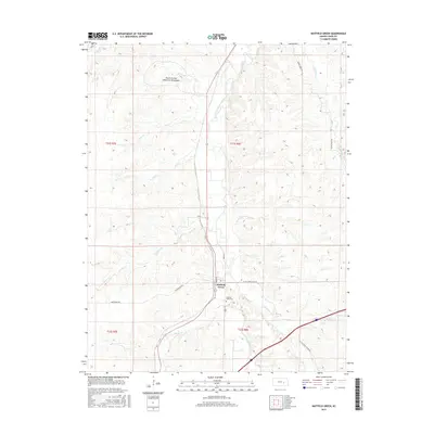 2015 Map of Matfield Green, 2015 Print