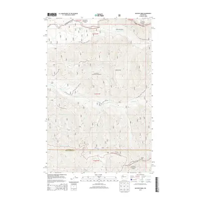 2014 Map of Matheny Ridge, 2014 Print