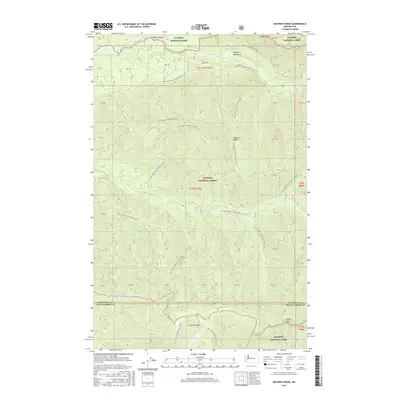 2017 Map of Matheny Ridge, 2017 Print