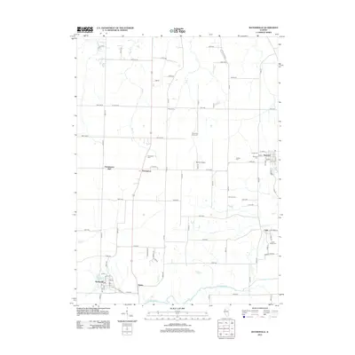 2012 Map of Matherville, 2012 Print