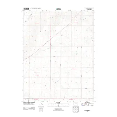 2013 Map of Matheson NE, 2013 Print
