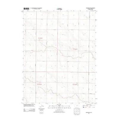 2013 Map of Matheson SW, 2013 Print