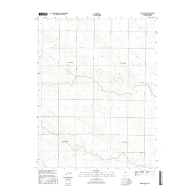 2016 Map of Matheson SW, 2016 Print