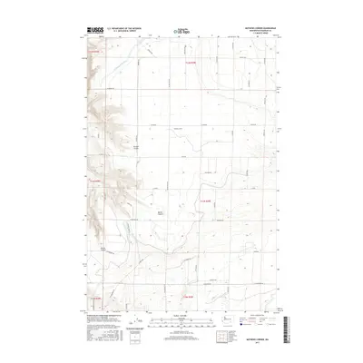 2017 Map of Mathews Corner, 2017 Print