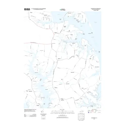 2013 Map of Mathews, 2013 Print