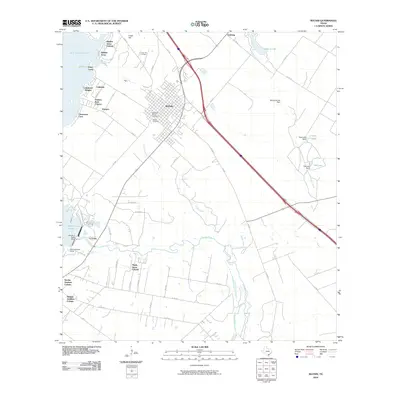 2010 Map of Mathis, 2010 Print