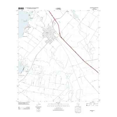 2013 Map of Mathis, 2013 Print